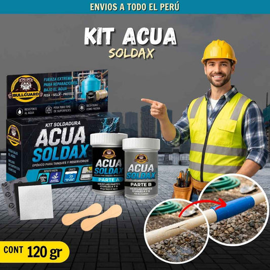 KIT ACUA SOLDAX + 2 PALETA MEZCLADORAS + MALLA + LIJA F1