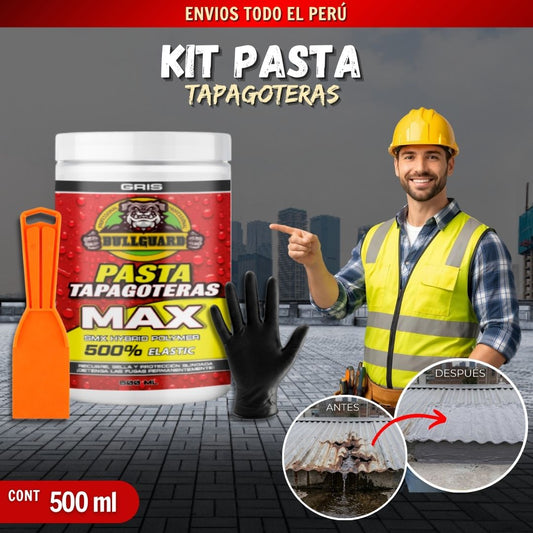 KIT PASTA TAPAGOTERAS + ESPATULA + GUANTES T1