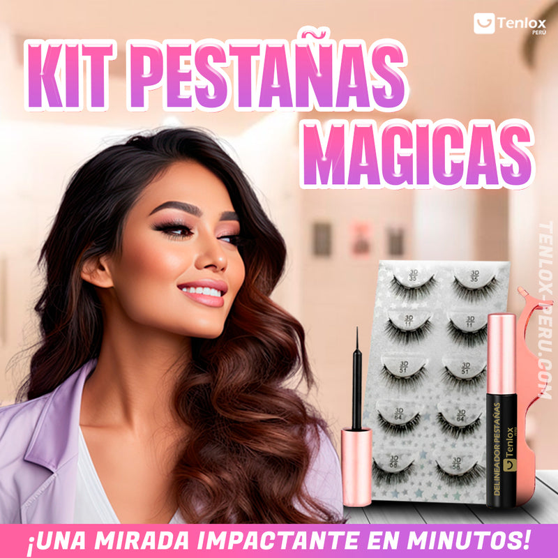 KIT PESTAÑAS MAGNETICAS 6D ORIGINAL 2023